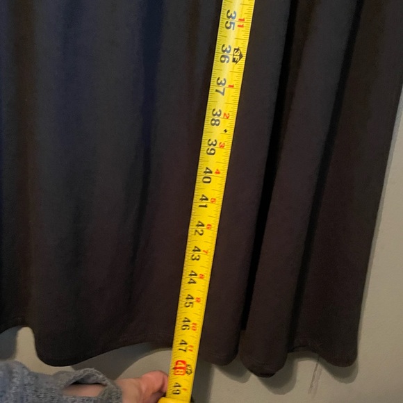 NWOT 24/7 Comfort Apparel Sz 2X Black Babydoll Long Sleeve Scoop-neck Midi Dress - Picture 10 of 11